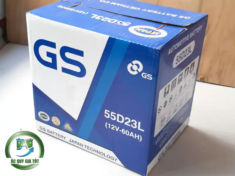 Danh sách các dòng xe tương thích với ắc quy GS 55D23L