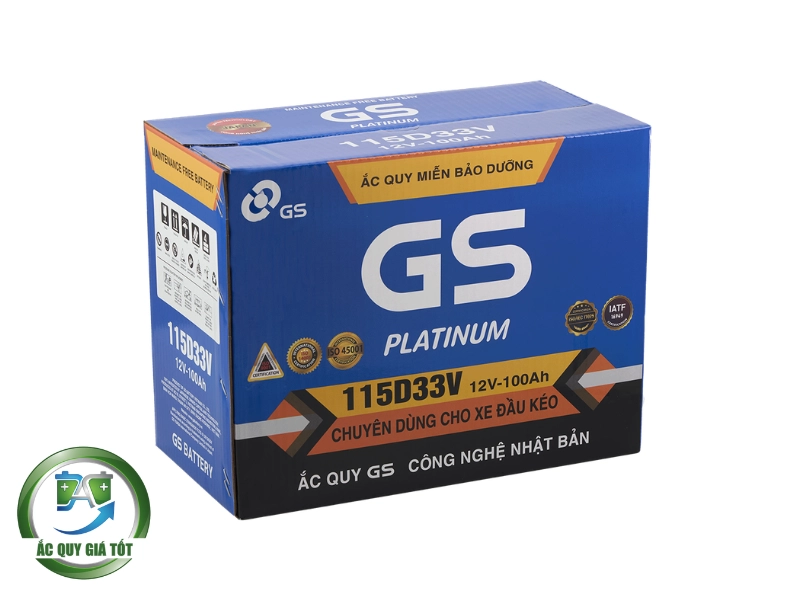Những đặc tính ưu việt của dòng ắc quy GS 100Ah miễn bảo dưỡng