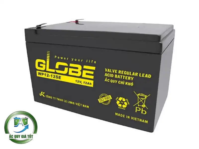 Dòng ắc quy Globe dùng cho hệ thống lưu điện (UPS) và viễn thông