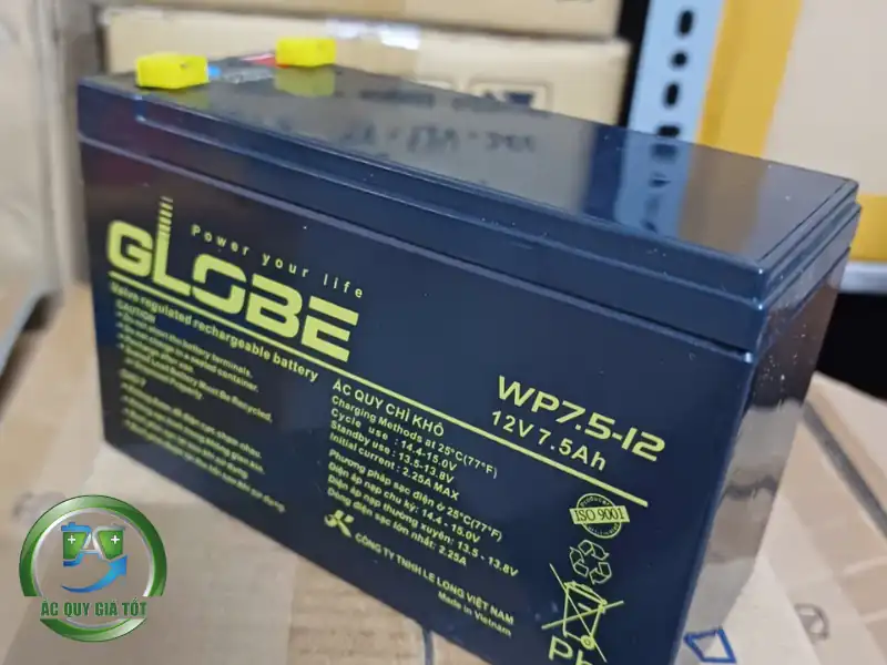 Cách phân biệt ắc quy Globe thật - giả