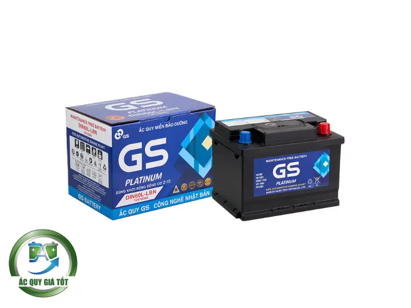 Ưu điểm của ắc quy GS MF DIN60L-LBN 12V - 60Ah