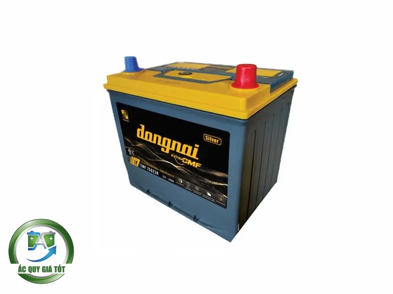 Thông sốchi tiết của ắc quy Đồng Nai extra CMF 75D23R 12V 65Ah