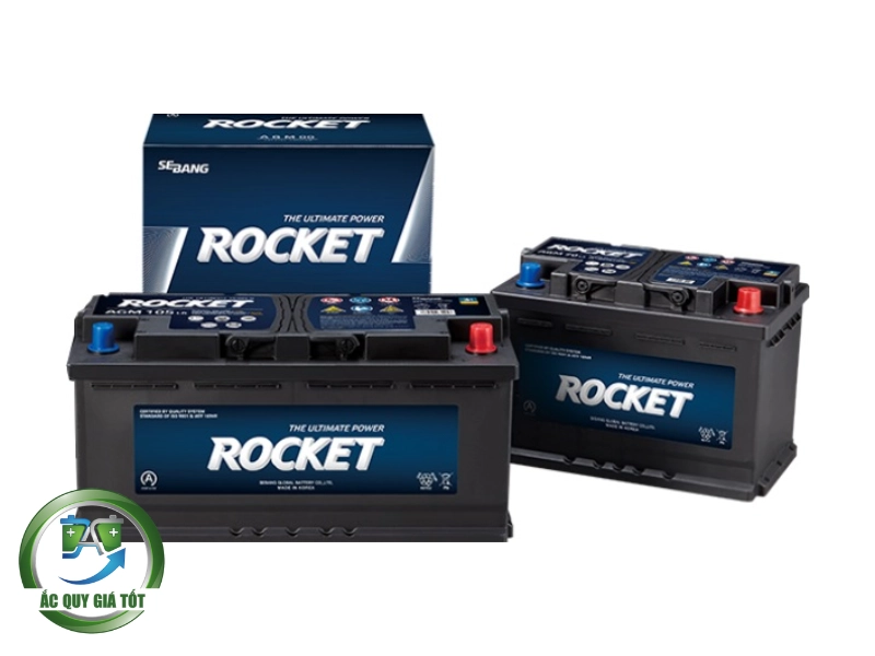 So sánh ắc quy Rocket AGM L6 12V-110Ah và AGM L5 12V-100Ah
