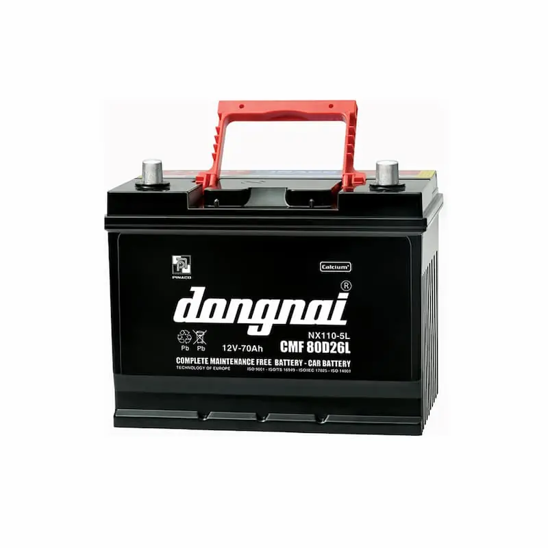 Ắc Quy Đồng Nai Khô 12V-70Ah - CMF 80D26L