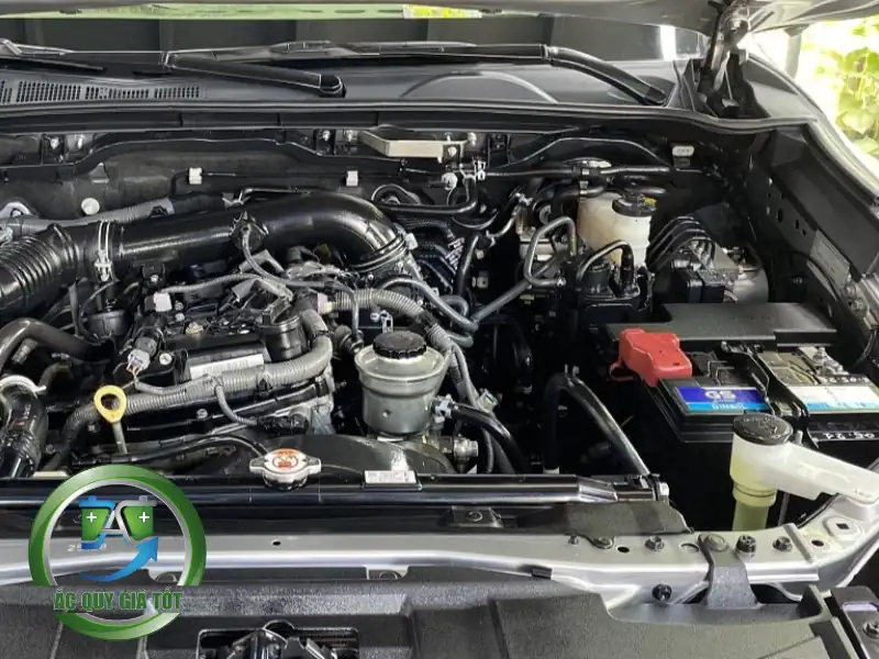 Thông số kỹ thuật ắc quy xe Fortuner 2023