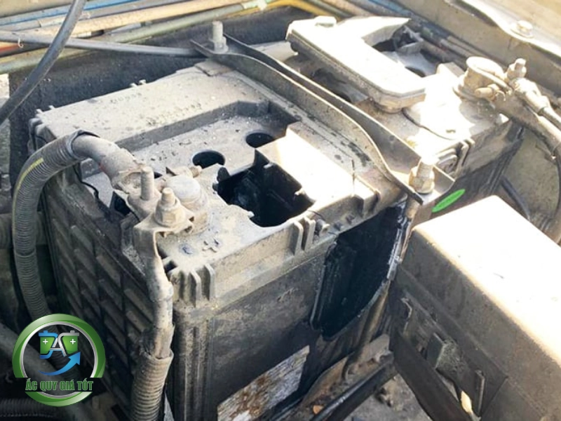 cách khắc phục bình ắc quy bị phồng