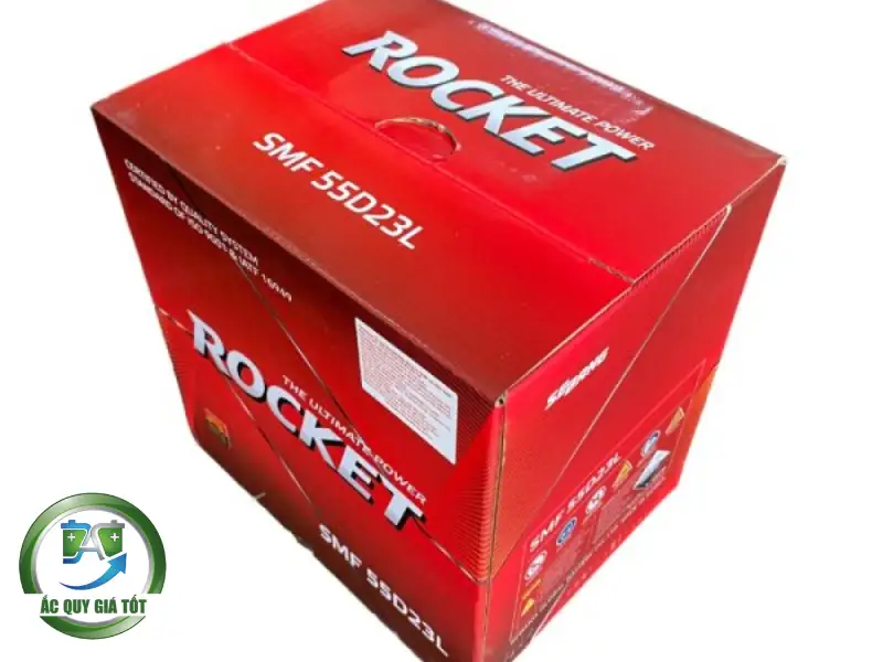 Ưu điểm của ắc quy Rocket SMF 55D23L 12V 60Ah