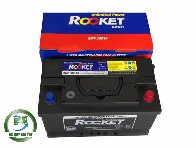 Thông số kỹ thuật chi tiết của ắc quy Rocket SMF DIN58014 12V 80Ah
