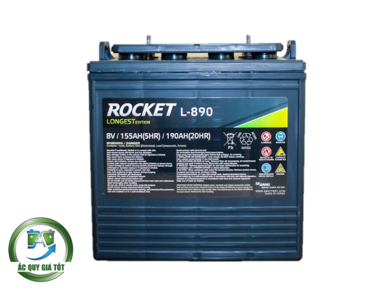 Những ưu điểm của bình ắc quy Rocket L-890